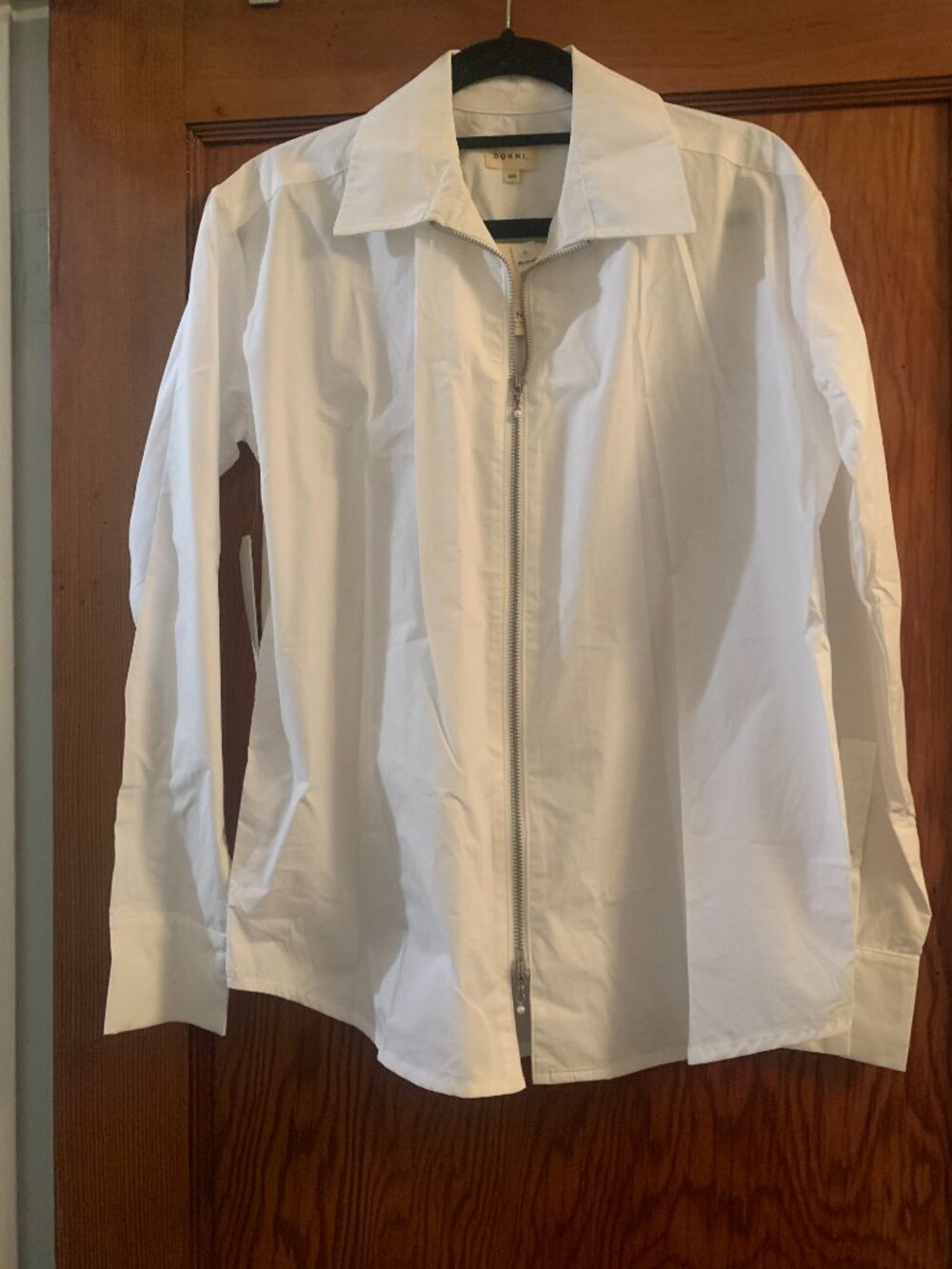 NWT DONNI Pop zip shirt size: xxs - Picture 2 of 5
